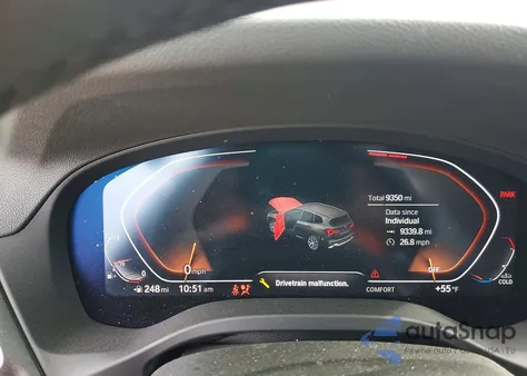 2024 BMW X3 Sdrive30I z USA, uszkodzony, nr VIN WBX47DP02RN281473